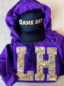 GAMEDAY Gold Sequin Hoodie